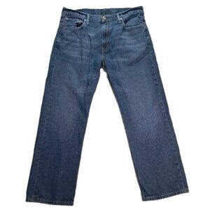 Levis 569 Jeans Men 38x31, Tag 36x32 100% Cotton Blue Denim Loose Straight